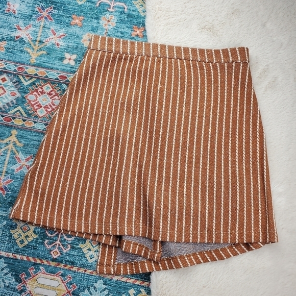 Urban Outfitters Brown White Skirt Small - Picture 6 of 6